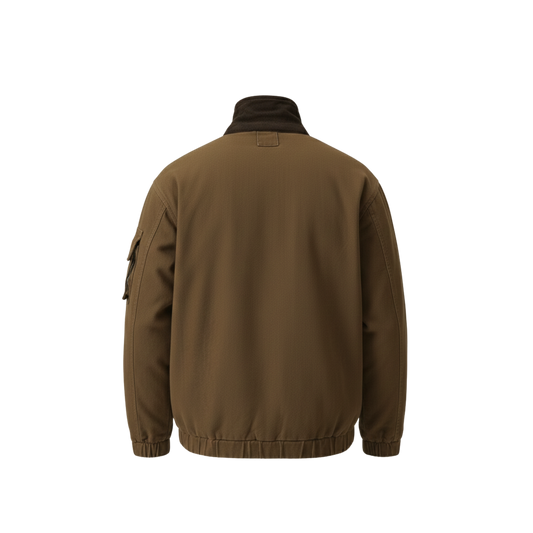BROWN MULTI-POCKET JACKET