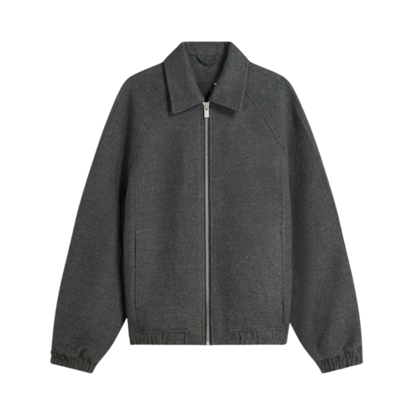 DARK GREY ZIPPER JACKET