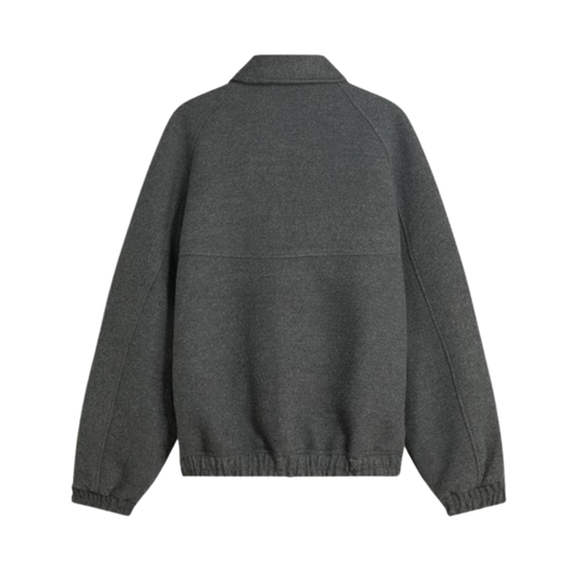 DARK GREY ZIPPER JACKET