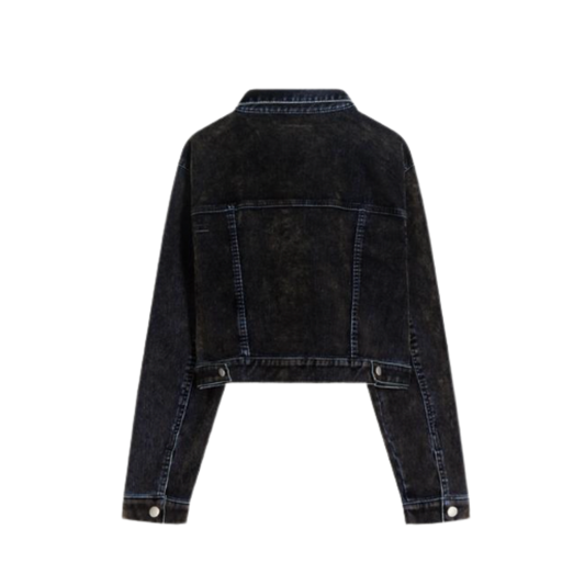 FLOCKING DENIM JACKET