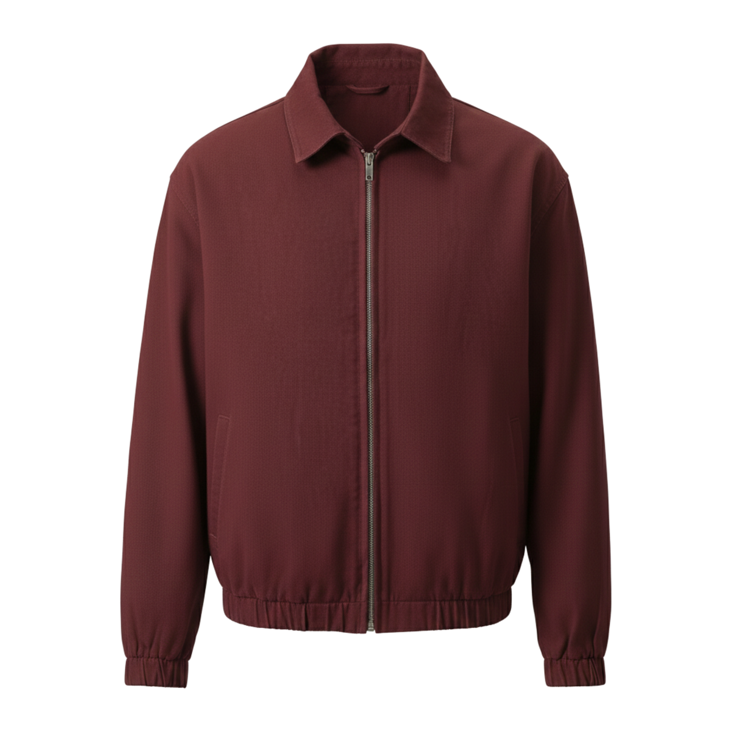 MAROON ZIP UP JACKET