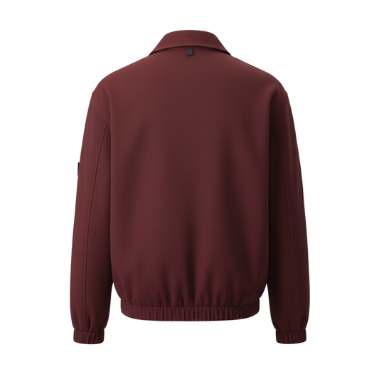 MAROON ZIP UP JACKET