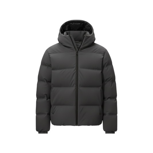 PUFFER JACKET DARK GREY