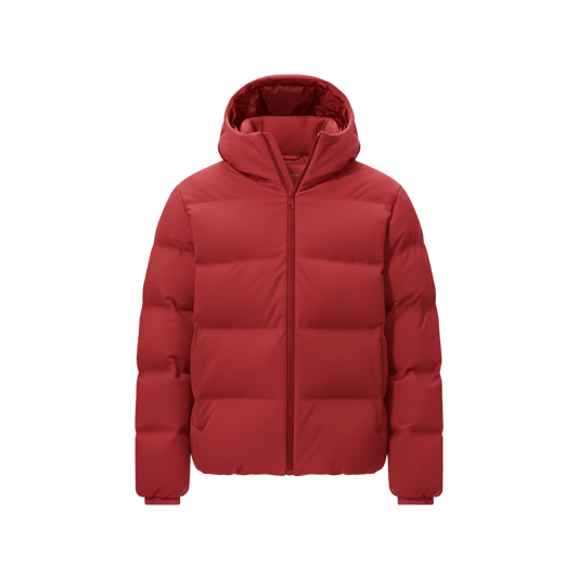PUFFER JACKET RED